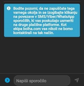 Opozorilo na Bolha.com: izogibajte se klikanju na povezave v SMS, Viber, Whatsapp